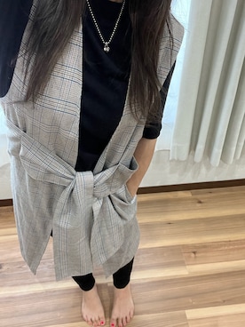 「MURUA（ムルーア）のアイテム（その他アウター）」を使った、yoppyyさん（レディース・142cm）の秋コーディネート
