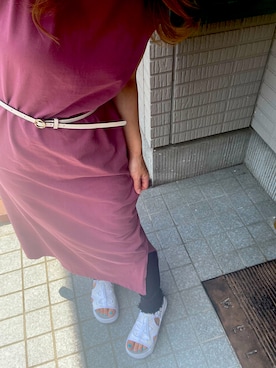 「NIKE(ナイキ)のアイテム(サンダル)」を使った、yoppyyさん(レディース・142cm)の夏コーディネート