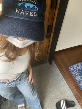 「NIKE(ナイキ)のアイテム(サンダル)」を使った、yoppyyさん(レディース・142cm)の夏コーディネート