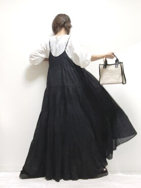 「CENE」｜「アイテム（ラッピングキット）」を使った、norimamiさん（レディース・160cm）の夏コーディネート