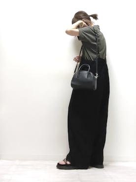 「sakishimatokyo（サキシマトーキョー）のアイテム（オールインワン・サロペット）」を使った、norimamiさん（レディース・160cm）の夏コーディネート