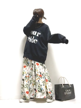 「CENE」｜「アイテム（ラッピングキット）」を使った、norimamiさん（レディース・160cm）の夏コーディネート