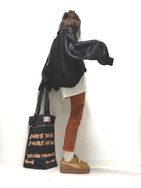 「ap retro（アプレトロ）のアイテム（ブルゾン）」を使った、norimamiさん（レディース・160cm）の夏コーディネート