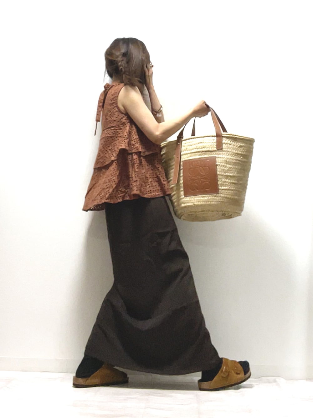 LOEWE かごバッグ バスケットバッグ ラージ ロエベ LOEWE/ロエベ】バスケットバッグ ラージ【買取入荷情報