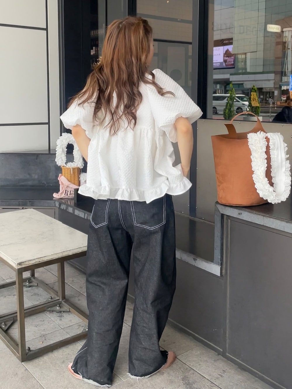 marryme カジュアルパンツ ブラック MARRYME LOGO PANTS | MARRY ME