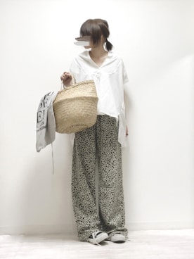 「CENE」｜「アイテム（ラッピングキット）」を使った、norimamiさん（レディース・160cm）の夏コーディネート