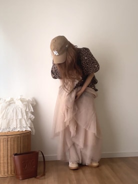 「アイテム（ラッピングキット）」を使った、norimamiさん（レディース・160cm）の夏コーディネート