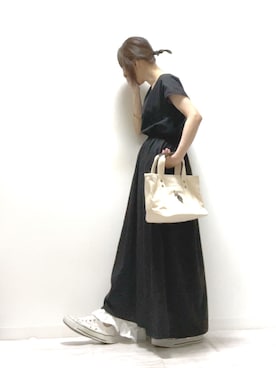 「CENE」｜「アイテム（ラッピングキット）」を使った、norimamiさん（レディース・160cm）の夏コーディネート