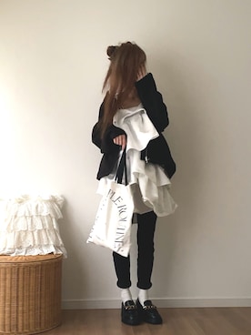 「アイテム（キャミソール）」を使った、norimamiさん（レディース・160cm）の秋コーディネート