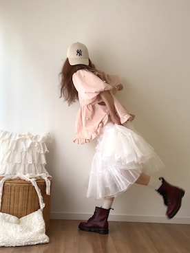 「アイテム（ラッピングキット）」を使った、norimamiさん（レディース・160cm）の夏コーディネート