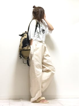 「Lee」｜「アイテム（ラッピングキット）」を使った、norimamiさん（レディース・160cm）の春コーディネート