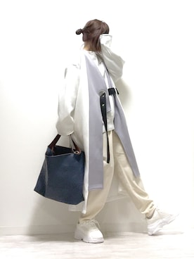 「deux amour（ドゥーザムール）のアイテム（その他アウター）」を使った、norimamiさん（レディース・160cm）の秋コーディネート