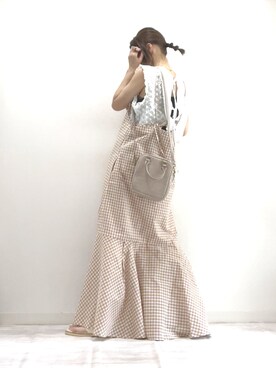 「sakishimatokyo」｜「アイテム（ラッピングキット）」を使った、norimamiさん（レディース・160cm）の夏コーディネート