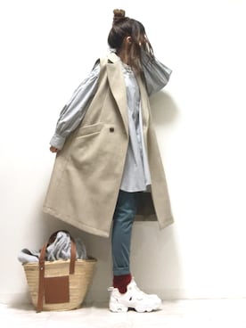 「CENE」｜「アイテム（ラッピングキット）」を使った、norimamiさん（レディース・160cm）の秋コーディネート