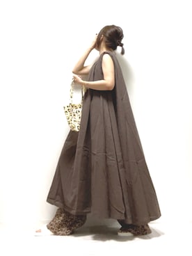 「CENE」｜「アイテム（ラッピングキット）」を使った、norimamiさん（レディース・160cm）の夏コーディネート