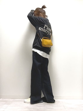 「SENSEOFPLACE」｜「アイテム（ラッピングキット）」を使った、norimamiさん（レディース・160cm）の夏コーディネート