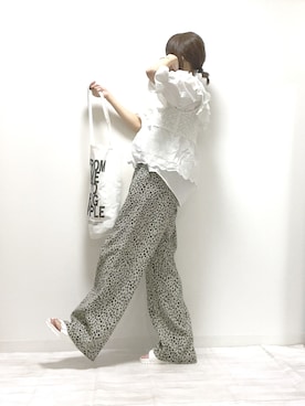 「sakishimatokyo（サキシマトーキョー）のアイテム（キャミソール）」を使った、norimamiさん（レディース・160cm）の夏コーディネート