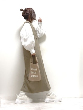 「La-gemme」｜「アイテム（その他アウター）」を使った、norimamiさん（レディース・160cm）の秋コーディネート