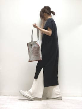 「CENE」｜「アイテム（ラッピングキット）」を使った、norimamiさん（レディース・160cm）の夏コーディネート