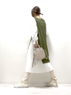 「CENE」｜「アイテム（ラッピングキット）」を使った、norimamiさん（レディース・160cm）の夏コーディネート