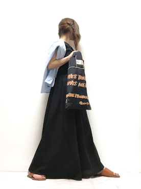 「SonnyLabel」｜「アイテム（ラッピングキット）」を使った、norimamiさん（レディース・160cm）の夏コーディネート