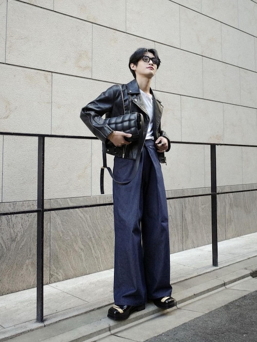 【ジョンローレンスサリバン】RIGID DENIM WIDE PANTS ジョンローレンスサリバン RIGID DENIM WIDE PANTS