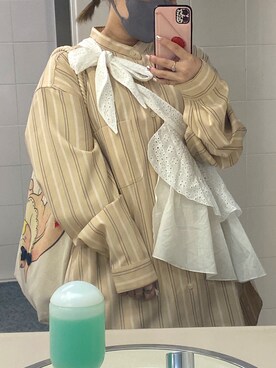 「エプロン」｜knminiさん（レディース・148cm・20代）の冬コーディネート
