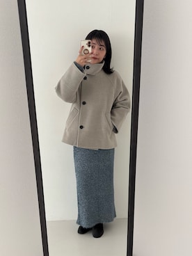 「アイテム（テーラードジャケット）」を使った、kirimuraさん（レディース・158cm・30代）の冬コーディネート