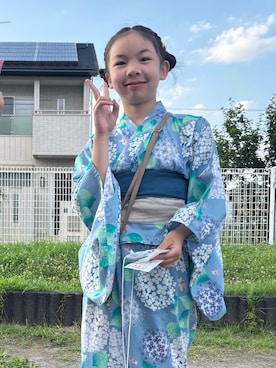 ☺︎RINOさん（キッズ・143cm）の夏コーディネート