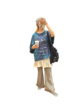 「アイテム（キャミソール）」を使った、mizukaさん（レディース・155cm）の秋コーディネート