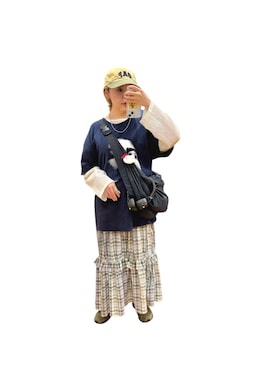 「GAP（ギャップ）のアイテム（キャップ）」を使った、mizukaさん（レディース・155cm）の秋コーディネート