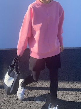 「CLEA（クレア）のアイテム（パンツ）」を使った、りょんさん（レディース・165cm）の冬コーディネート