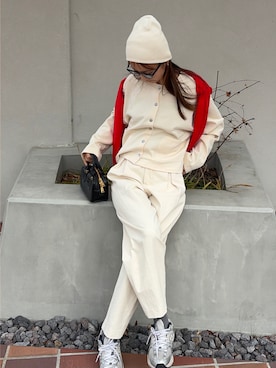 「NOMINE（ノミネ）のアイテム」を使った、りょんさん（レディース・165cm）の冬コーディネート