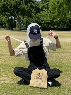 「バブーシュカ」｜「アイテム（財布/小物）」を使った、りょんさん（レディース・165cm）の夏コーディネート