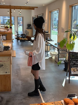 「select MOCA（セレクトモカ）のアイテム」を使った、りょんさん（レディース・165cm）の春コーディネート