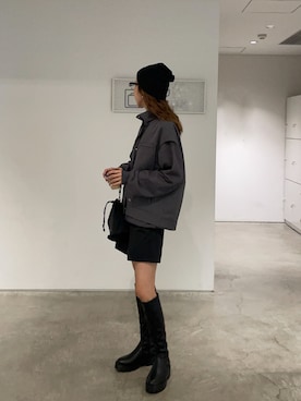 「アイテム（ベスト）」を使った、りょんさん（レディース・165cm）の秋コーディネート