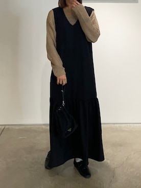 「おとなコーデ」｜「アイテム（ワンピース/ドレス）」を使った、りょんさん（レディース・165cm）の春コーディネート