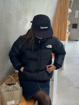 「アイテム（ダウンジャケット/コート）」を使った、りょんさん（レディース・165cm）の秋コーディネート