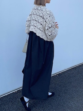 「rectangle（レクタングル）のアイテム（シャツワンピース）」を使った、りょんさん（レディース・165cm）の春コーディネート