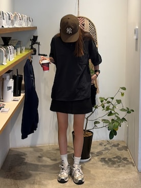 「mystic（ミスティック）のアイテム（パンツ）」を使った、りょんさん（レディース・165cm）の春コーディネート