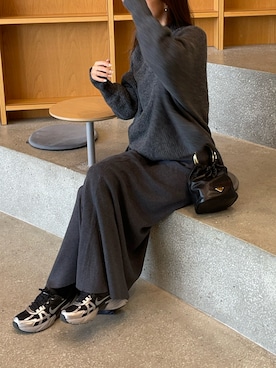 「アイテム（セットアップ）」を使った、りょんさん（レディース・165cm）の秋コーディネート