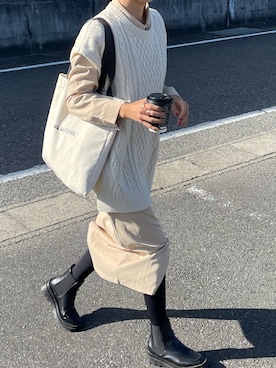 りょんさん（レディース・165cm）の冬コーディネート