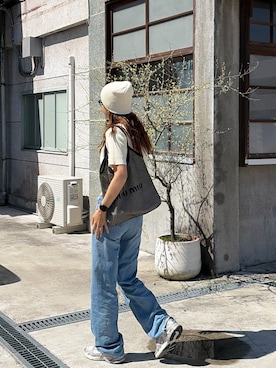 「NOMINE（ノミネ）のアイテム」を使った、りょんさん（レディース・165cm）の春コーディネート