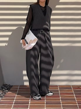 「YENNA（イェンナ）のアイテム」を使った、りょんさん（レディース・165cm）の春コーディネート