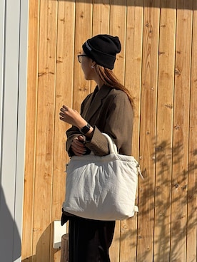 「210nouve（トゥージュヌーブ）のアイテム」を使った、りょんさん（レディース・165cm）の春コーディネート