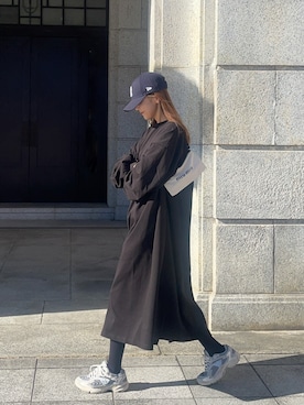 「アイテム（ワンピース）」を使った、りょんさん（レディース・165cm）の冬コーディネート