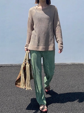 りょんさん（レディース・165cm）の夏コーディネート