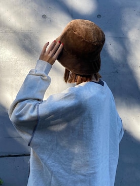 「COLOR TOKYO ACCESSORIES（カラートウキョウアクセサリー）のアイテム」を使った、りょんさん（レディース・165cm）の冬コーディネート