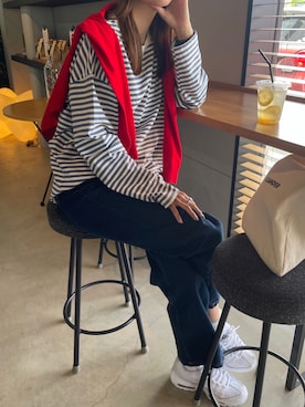 「ボーター」｜「アイテム（アクセサリー）」を使った、りょんさん（レディース・165cm）の夏コーディネート