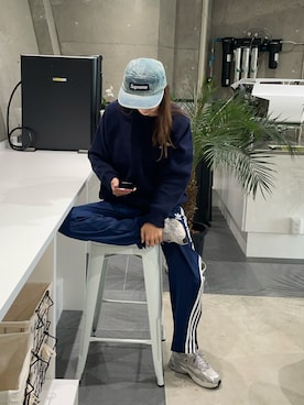 「adidas Originals（アディダスオリジナルス）のアイテム」を使った、りょんさん（レディース・165cm）の秋コーディネート